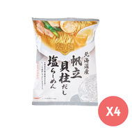 TABETE - 北海道產帆立貝鹽味湯拉麵 x4| 到期日:2026年2月12日 |