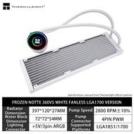 Thermalright Frozen Notte FN360 V5 Fanless CPU Water Cooler White Body