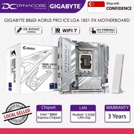Gigabyte B860I AORUS PRO ICE - DDR5 GIGABYTE INTEL ITX Motherboard with WIFI