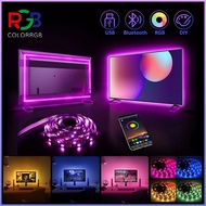 Strip Light Music Sync RGB App/Remote Control LED TV Backlight 5V USB Powered Flexible decoration