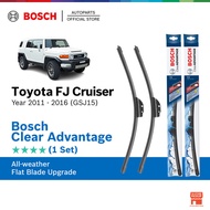 Bosch Clear Advantage U Hook Wiper Set for Toyota FJ Cruiser GSJ15  (BCA16"/BCA16"/BCA14")