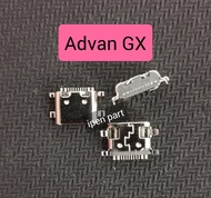 Konektor Cas Aja Advan GX Original Connector Charger Port Usb Ces Only
