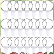100 Sets Keychain Rings for Crafts Round Split Key Rings Blanks Key Rings