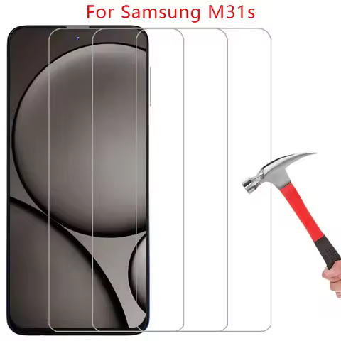 tempered glass for samsung galaxy m31s phone case on samsungm31s galaxym31s m 31s 31 m31 s s31m back