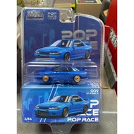 POPRACE 009 Nissan GT-R BNR32 Wangan Blue Enigma Limited Edition Brand New Unopened with Original Pa