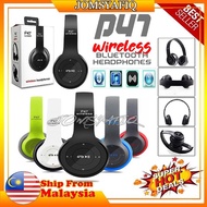 ( READY STOCK ) P47 Wireless Bluetooth Headphones Headset P47 Fon Kepala Bluetooth Tanpa Wayar