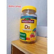 Nature Made vitamin D3 gummies 5000IU 200v
