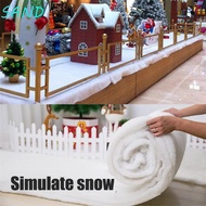 SAND Snow Blanket Roll Cotton Soft Fake Snow Fake Christmas Tree Skirts