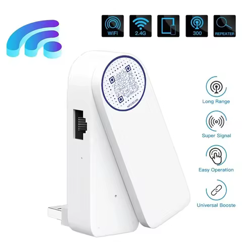 Wireless USB WiFi Repeater 300Mbps WiFi Extender Booster Router 802.11N Long Range WiFi Signal Ampli