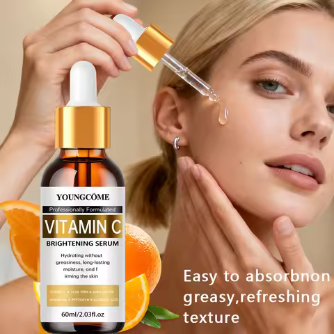 YOUNGCOME Vitamin C Serum For Face with Vitamin C, Hyaluronic Acid, Vitamin E – Brightening Formula 