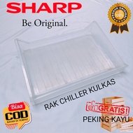 RAK PENAMPUNG AIR KULKAS SHARP 1 PINTU ORIGINAL BEKAS