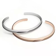 Sweetee cuff bracelet unisex double cuff bracelet made of stainless titanium