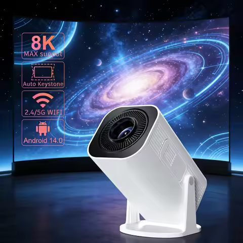 Salange Android 14 P330W Projector HD 1080P 4K Supported Allwinner H723 BT5.3 Smart TV Office Micro 