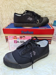 รองเท้าผ้าใบ รองเท้านักเรียน รองเท้าผ้าใบสีดำ Gerry Gang  รองเท้าพละ รองเท้าเด็ก รองเท้าลูกเสือ รุ่น219/5799