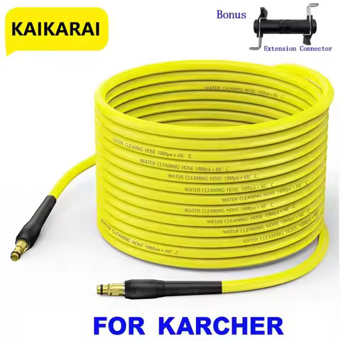 For Karcher Hose 6-20m Pressure Washer Extension Hose K-Series for K2 K3K4 K5 K6 K7 Click Quick Conn