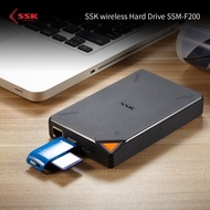 ஐ◕ SSK Personal Wireless External Hard Drive Hard Hisk Smart Hard Drive 1TB 2TB Cloud Storage 2.4GHz WiFi Remote Access HDD Case