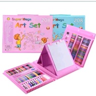 Art Set Crayon, Marker, Colored Pencils 208 pcs