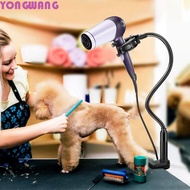 YONGWANG66HR Hair Dryer Stand Grooming Pet Care Storage Rack 360 Degrees Rotatable Adjustable Hairdr