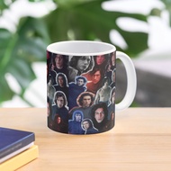 Adam Driver Glass Mug as Kylo CollageBen