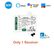 Ewelink สวิตช์อัจฉริยะแบบไร้สาย AC 110V 220V รีเลย์2CH โหมดจับเวลานิ้วพร้อม Google ช่วย Alexa ไอเฟลท