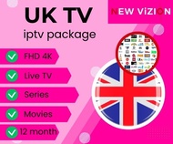 แพ็คเกจ UK TV ออนไลน์ 12 เดือน รับชมทีวีออนไลน์จากต่างประเทศ ผ่านแอพพริเคชั่นที่สามารถดาวน์โหลดได้ทุ