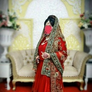 Gaun Nikah India / Lehenga Original India / Gaun Pengantin India