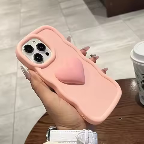 3D Love Wave Phone Case For Infinix Hot 60 60i 50 50i 40 40i Pro Plus 30i 20i 12i 11 10 Lite 9 Play 
