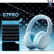 AULA G7/G7 Pro Tri-Mode Gaming Headphones - 7.1 Surround Sound | AI Mic | 20/65hr Battery Life