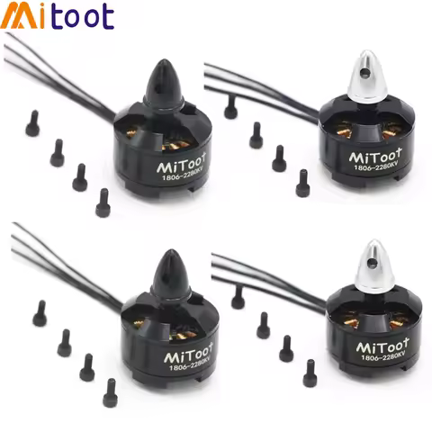 Mitoot 1806 2280KV Brushless Motor 2-3S Mini Multi-rotor Motor CW/CCW for RC QAV250 Drone FPV 260 Qu