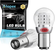 ALOPEE 12V-15V DC Bright 1157 LED Bulb Red 1157 Bulb 2357 Led Bulb 2057 Led Bulb 7528 BAY15D 33SMD 2