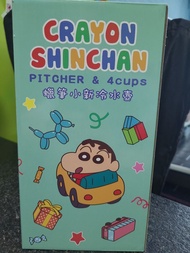 蠟筆小新冷水壺連四個杯一套