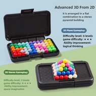 Kanoodle Game Magic Bead Pyramid IQ Game Toys Enhance Cognition Kids Educational Toys