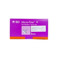 BD MICRO-FINE PEN NEEDLE 0.25MM X 5MM 31G (1BOX-100PCS) GENUINE & MDA APPROVED