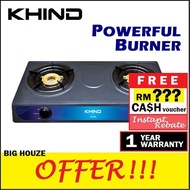 Khind 2 Burner Gas Stove GC1090 Table Top Double Cooker Strong Flame / Butterfly BGC666/Butterfly BG