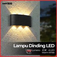 TaffLED Indoor Plastic Body LED Wall Lamp 6 LED Warm White 6W - 6T
