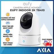 Eufy Indoor Pan and Tilt T8410 Wifi Camera with resolution - 360 rotating camera compatible with Hom