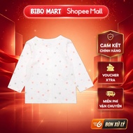 Bibo's Long-Sleeved Newborn Shirt with Pink Rabbit Overflow Print - Bibo Mart
