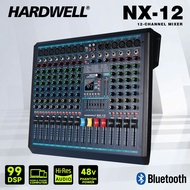 HARDWELL NX-12 Professional 12-Channel Mixing Console with DSP Effects, USB Bluetooth Reverb Stage M