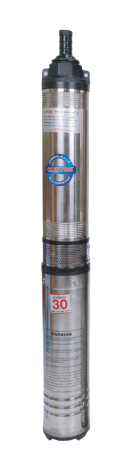 ปั๊มน้ำบาดาล 4 นิ้ว 370/ 500/1100/1500 วัตต์CLINTON รุ่น 95QJD5-40/6-03795QJD5-48/7-05095QJD5-67/10-