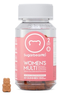 SugarbearPRO Women's Multivitamin Gummies with Collagen, Glutathione, Omega-3, and Vitamins - Vegan,