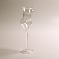 Glass Bird Glass Champagne Glass Creative Molecule Smoked Cocktail Goblet Party Bar Drinking Glass W