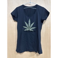 EAN13 Black Short Sleeve Top Made In Italy 48