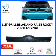 Rear Trunklid Raize 2021 Original List of Raize rear Grill trim