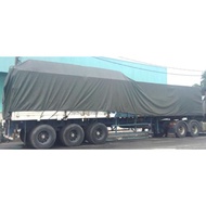 (20 kaki x 20 kaki)(6 meter X 6 meter) Lorry Canvas Binding Ready