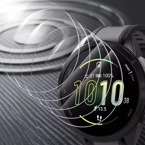 5pcs Tempered Glass For Garmin Fenix 8 7X 6X Pro 7 6 7S 6S 5 5S Solar AMOLED Screen Protector Glass 