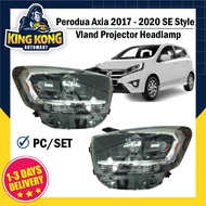 Vland Perodua Axia 2017 - 2020 SE Style Projector Headlamp PC/SET