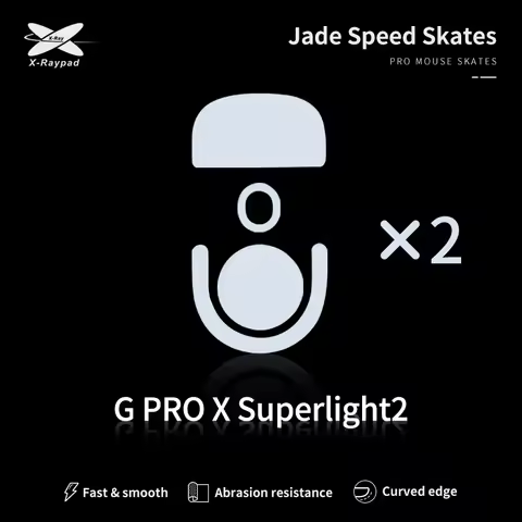 X-Raypad Jade Speed Mouse Skates For Logitech G PRO X SUPERLIGHT 2/ X2 SUPERSTRIKE