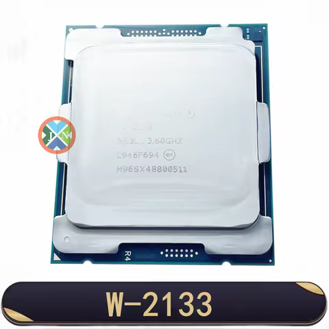 Xeon W-2133 CPU 14 Nm 6-Cores 12-Threads 3.6GHz 8.25MB 140W Processor W2133 LGA2066 forC422 Motherbo