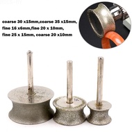 Abrasive Wheel 6mm Arc Head Cylinder Grinding Bead Bracelet Polishing Wheel