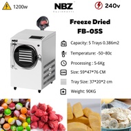 NBZ FB6S Series Freeze dried Machine Freeze Dried Strawberry Freeze dryer machine Freezer 冻干机 冻干草莓 冻